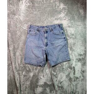 Vintage Flying A Jeanswear Shorts Men 34 Blue Light Wash 100% Cotton Bermuda